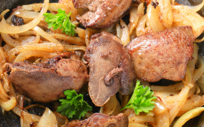 Stir-Fried Liver and Onions with Oyster Sauce
