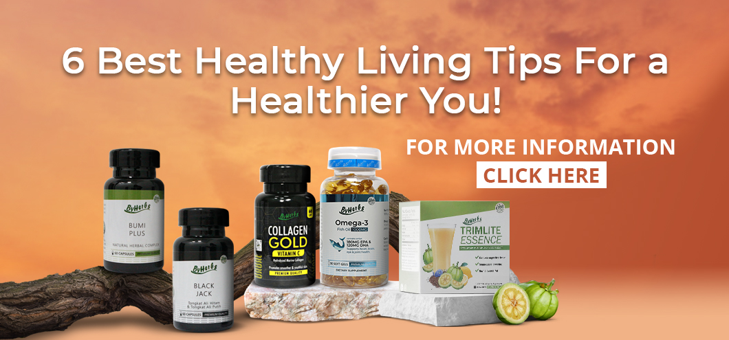 6 Best Healthy Living Tips For a Healthier You! - ByHerbs